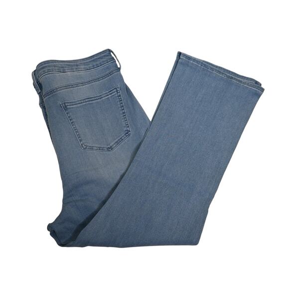 NYDJ Womens 16 Crop High Waist Slim Bootcut Jeans in Lustre NEW - Picture 4 of 15